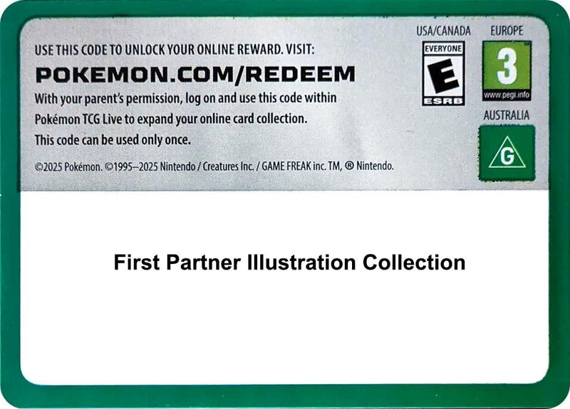 Image for Code Card - First Partner Illustration Collection (First Partner Collection 2026) - Pokemon