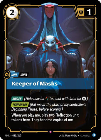 Keeper of Masks (081/219) (Unleashed)