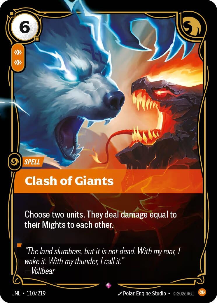 Clash of Giants (110/219) (Unleashed)