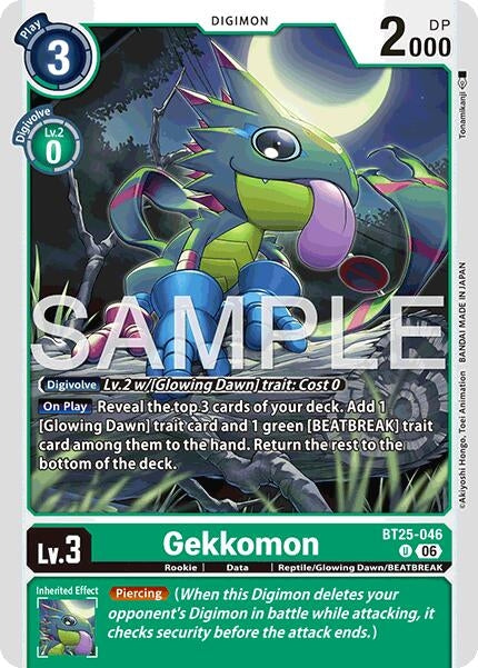 Image for Gekkomon (BT25-046 U) (Dual Revolution) - Digimon Card Game
