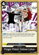 Image for Finger Pistol Yellow Lotus (EB04-049) (Adventure on Kami's Island Release Event Cards) - One Piece Card Game