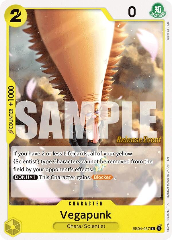 Image for Vegapunk (EB04-057) (Adventure on Kami's Island Release Event Cards) - One Piece Card Game