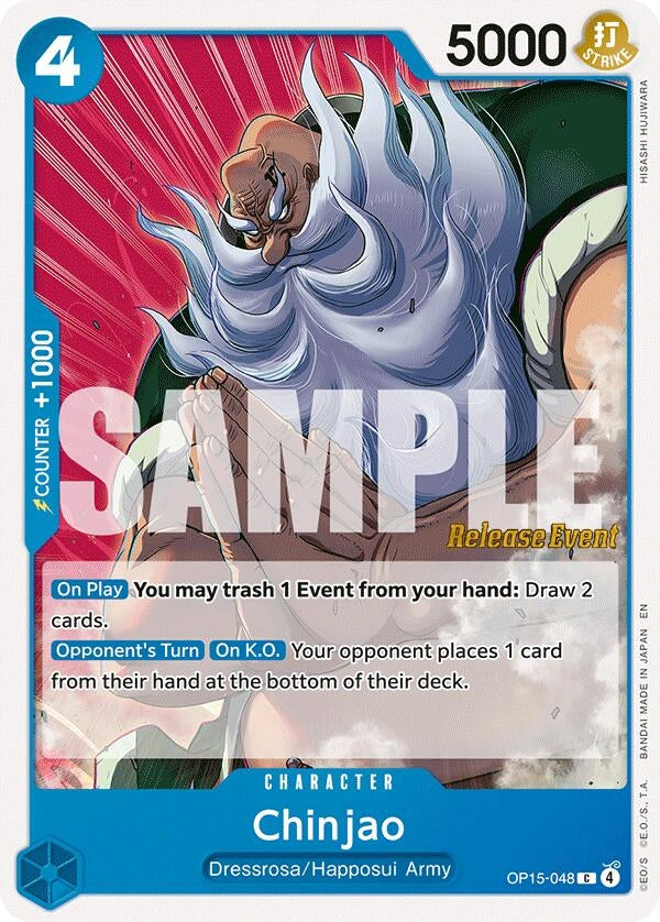 Image for Chinjao (OP15-048) (Adventure on Kami's Island Release Event Cards) - One Piece Card Game