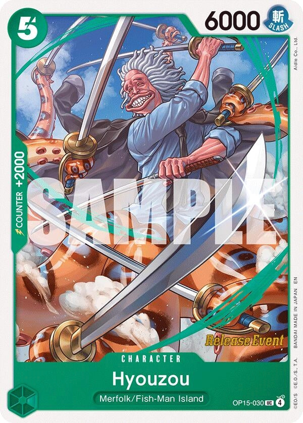Image for Hyouzou (OP15-030) (Adventure on Kami's Island Release Event Cards) - One Piece Card Game