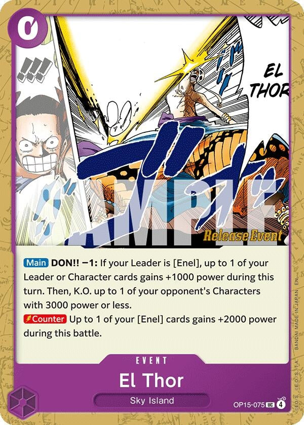 Image for El Thor (OP15-075) (Adventure on Kami's Island Release Event Cards) - One Piece Card Game