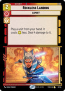 Image for Reckless Landing (32/84) (Twin Suns) - Star Wars: Unlimited