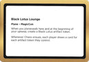 Image for Black Lotus Lounge (Black Lotus Unknown Planechase) (Oversize Cards) - Magic: The Gathering