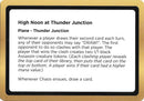 Image for High Noon at Thunder Junction (Black Lotus Unknown Planechase) (Oversize Cards) - Magic: The Gathering