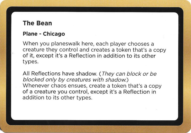 Image for The Bean (Black Lotus Unknown Planechase) (Oversize Cards) - Magic: The Gathering