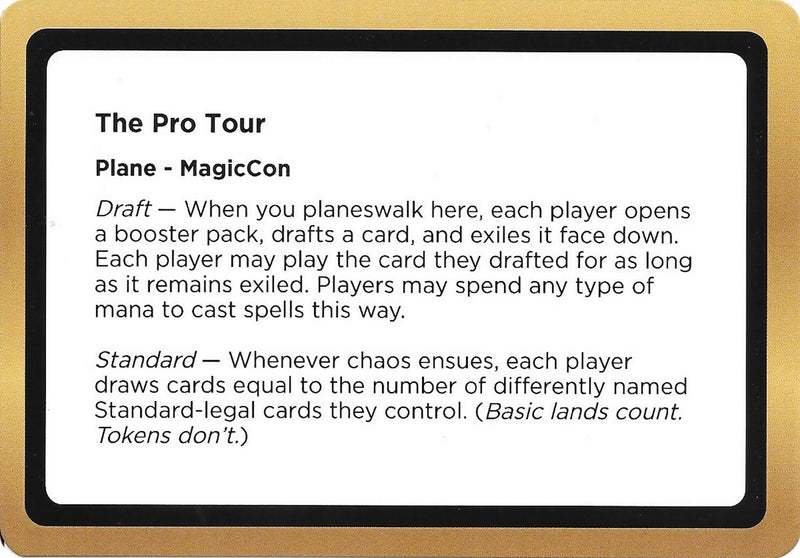Image for The Pro Tour (Black Lotus Unknown Planechase) (Oversize Cards) - Magic: The Gathering