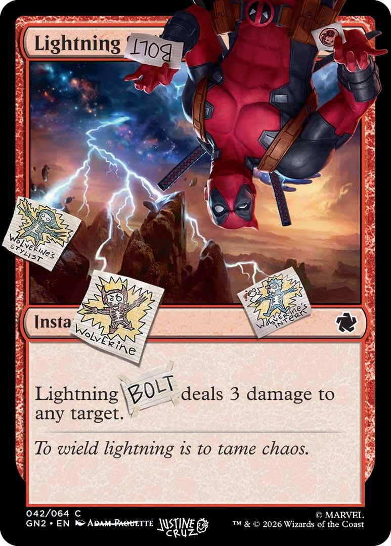 Lightning Bolt (042) (42) (Secret Lair Drop Series)
