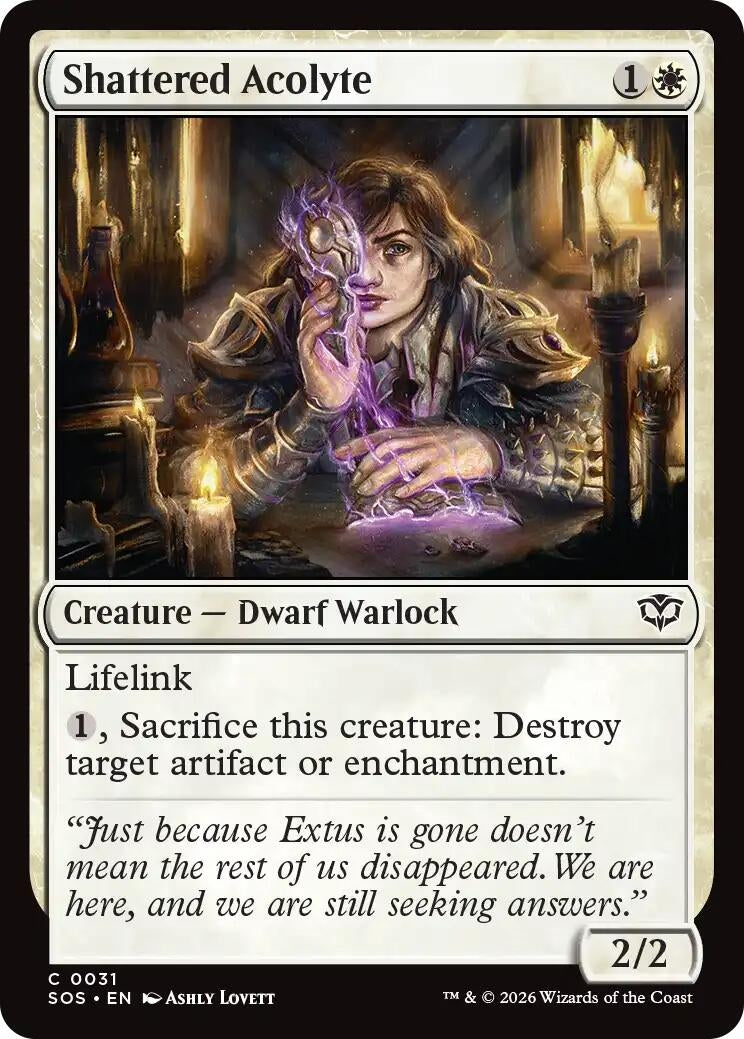 Image for Shattered Acolyte (31) (Secrets of Strixhaven) - Magic: The Gathering