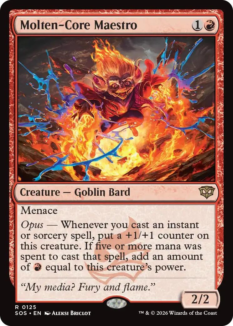 Image for Molten-Core Maestro (125) (Secrets of Strixhaven) - Magic: The Gathering