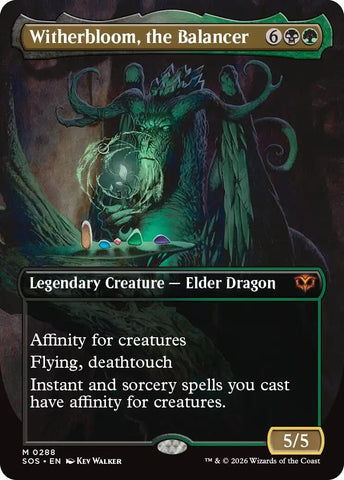 Image for Witherbloom, the Balancer (Borderless) (288) (Secrets of Strixhaven) - Magic: The Gathering