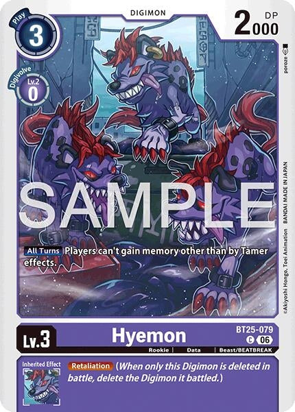 Image for Hyemon (BT25-079 C) (Dual Revolution) - Digimon Card Game
