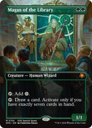 Image for Magus of the Library (Borderless) (154) (Special Guests) - Magic: The Gathering
