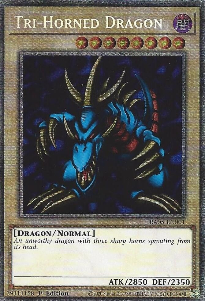 Image for Tri-Horned Dragon (RA05-EN001) (Rarity Collection 5) - YuGiOh