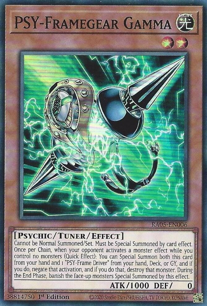 Image for PSY-Framegear Gamma (RA05-EN006) (Rarity Collection 5) - YuGiOh