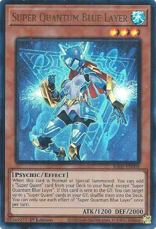 Image for Super Quantum Blue Layer (Ultra Rare) (RA05-EN009) (Rarity Collection 5) - YuGiOh