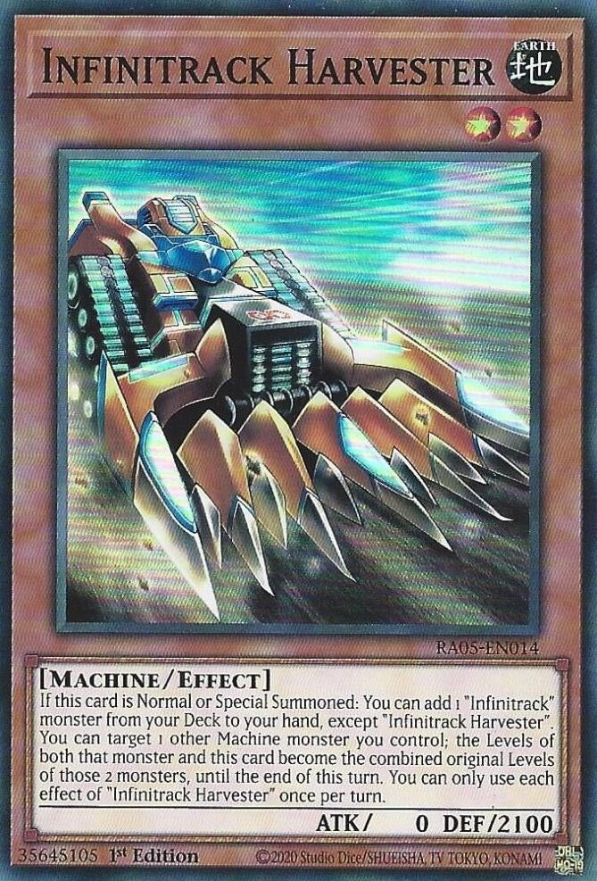 Image for Infinitrack Harvester (RA05-EN014) (Rarity Collection 5) - YuGiOh