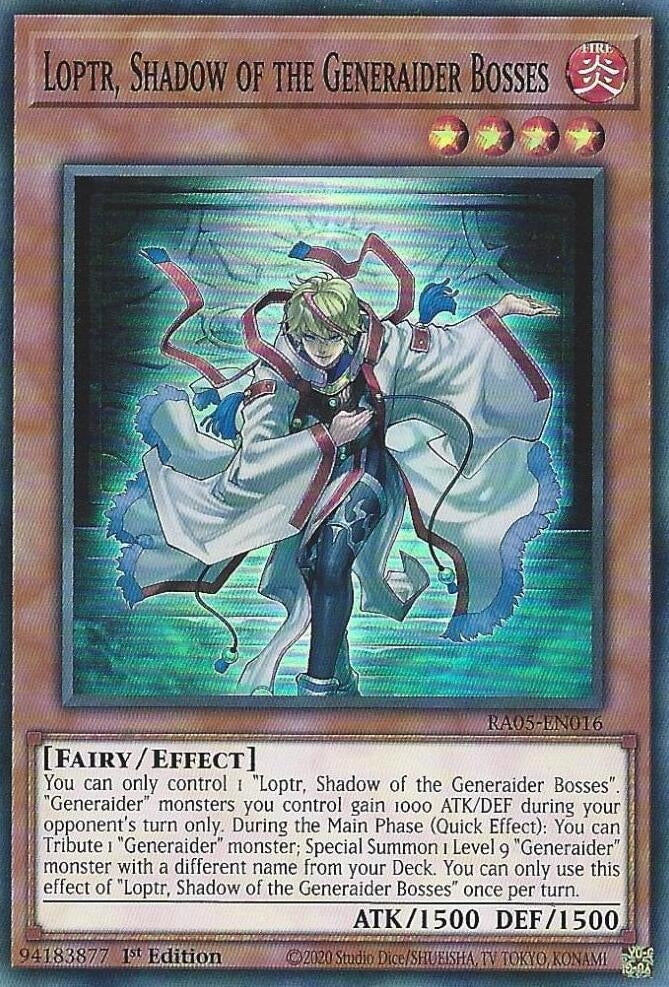 Image for Loptr, Shadow of the Generaider Bosses (RA05-EN016) (Rarity Collection 5) - YuGiOh