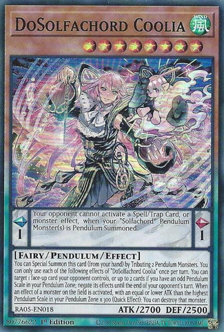 Image for DoSolfachord Coolia (RA05-EN018) (Rarity Collection 5) - YuGiOh