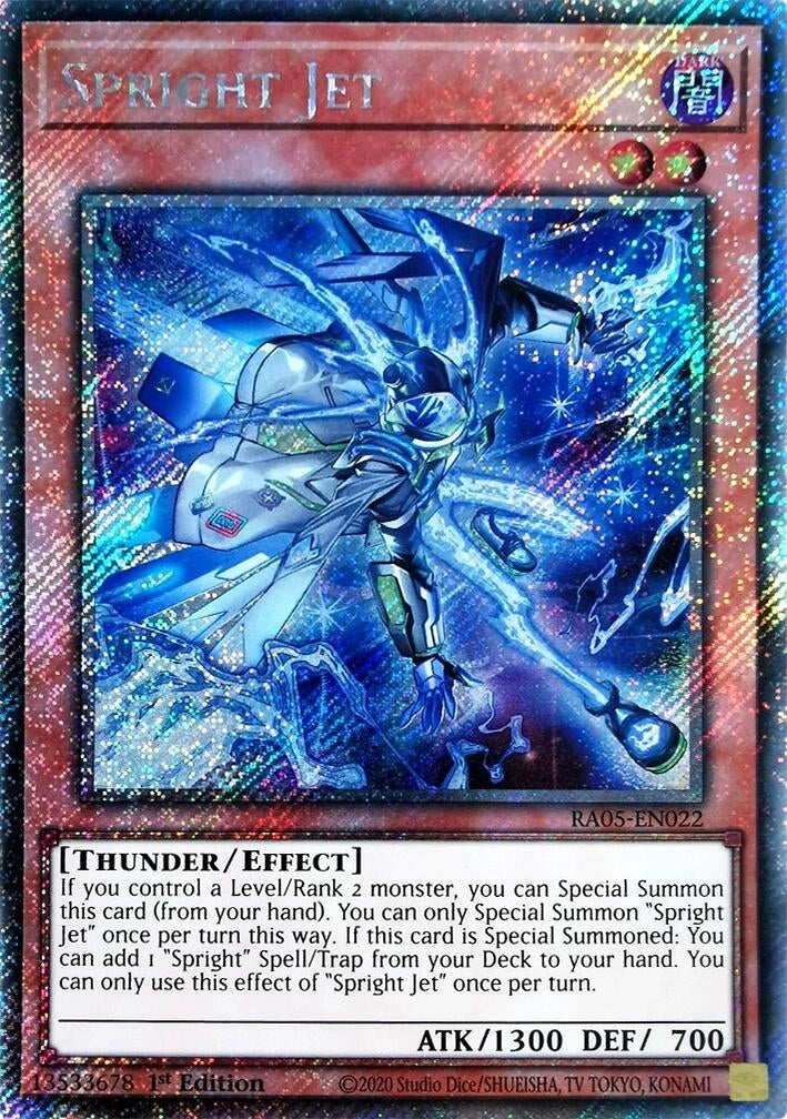 Image for Spright Jet (Platinum Secret Rare) (RA05-EN022) (Rarity Collection 5) - YuGiOh