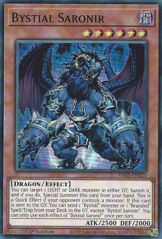 Image for Bystial Saronir (RA05-EN023) (Rarity Collection 5) - YuGiOh