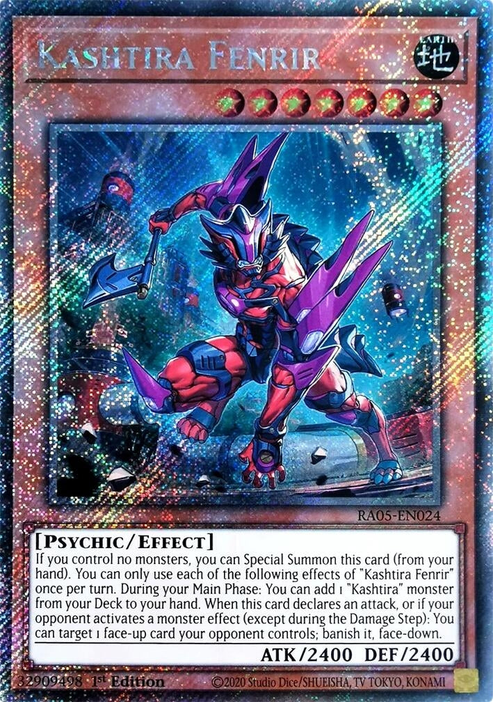 Image for Kashtira Fenrir (Platinum Secret Rare) (RA05-EN024) (Rarity Collection 5) - YuGiOh