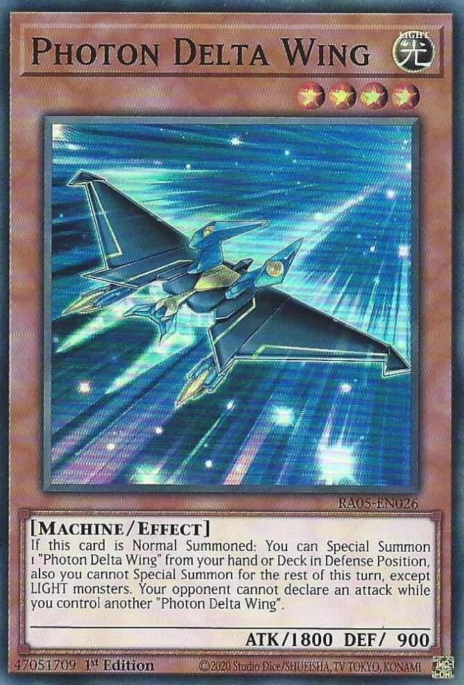 Image for Photon Delta Wing (RA05-EN026) (Rarity Collection 5) - YuGiOh