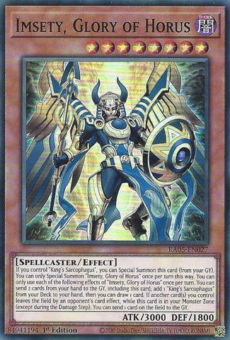 Image for Imsety, Glory of Horus (RA05-EN027) (Rarity Collection 5) - YuGiOh