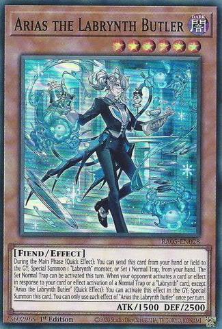 Image for Arias the Labrynth Butler (RA05-EN028) (Rarity Collection 5) - YuGiOh