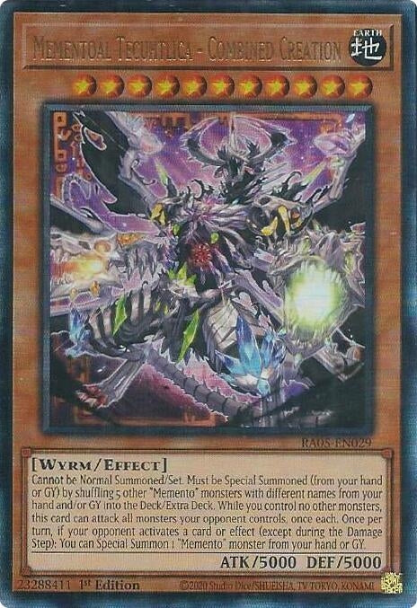 Image for Mementoal Tecuhtlica - Combined Creation (Ultimate Rare) (RA05-EN029) (Rarity Collection 5) - YuGiOh