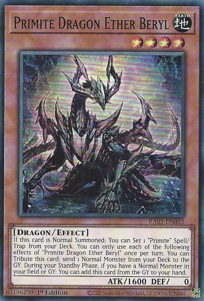 Image for Primite Dragon Ether Beryl (RA05-EN033) (Rarity Collection 5) - YuGiOh