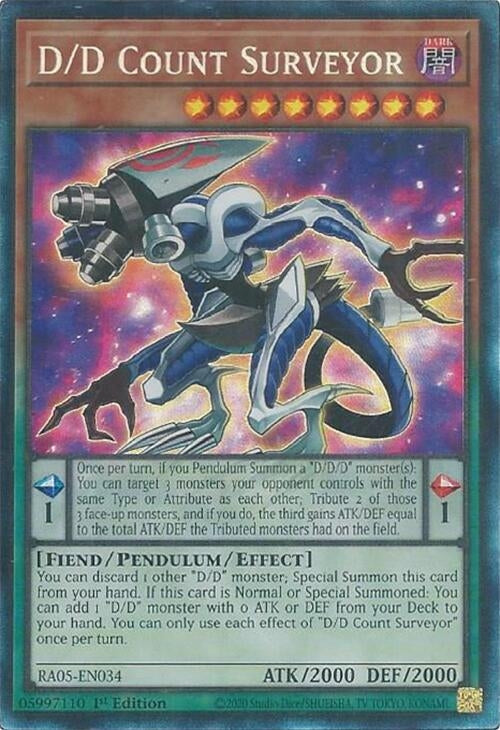 Image for D/D Count Surveyor (Collector's Rare) (RA05-EN034) (Rarity Collection 5) - YuGiOh
