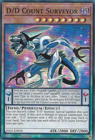 Image for D/D Count Surveyor (RA05-EN034) (Rarity Collection 5) - YuGiOh