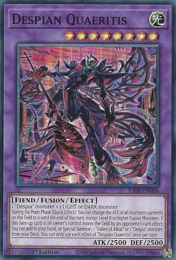 Image for Despian Quaeritis (RA05-EN036) (Rarity Collection 5) - YuGiOh