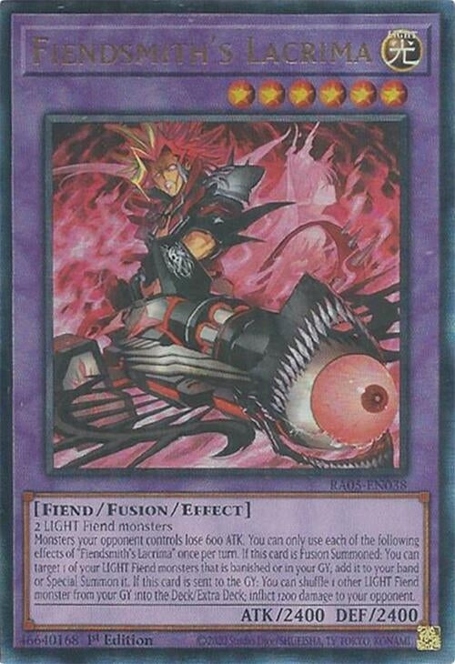 Image for Fiendsmith's Lacrima (Ultimate Rare) (RA05-EN038) (Rarity Collection 5) - YuGiOh