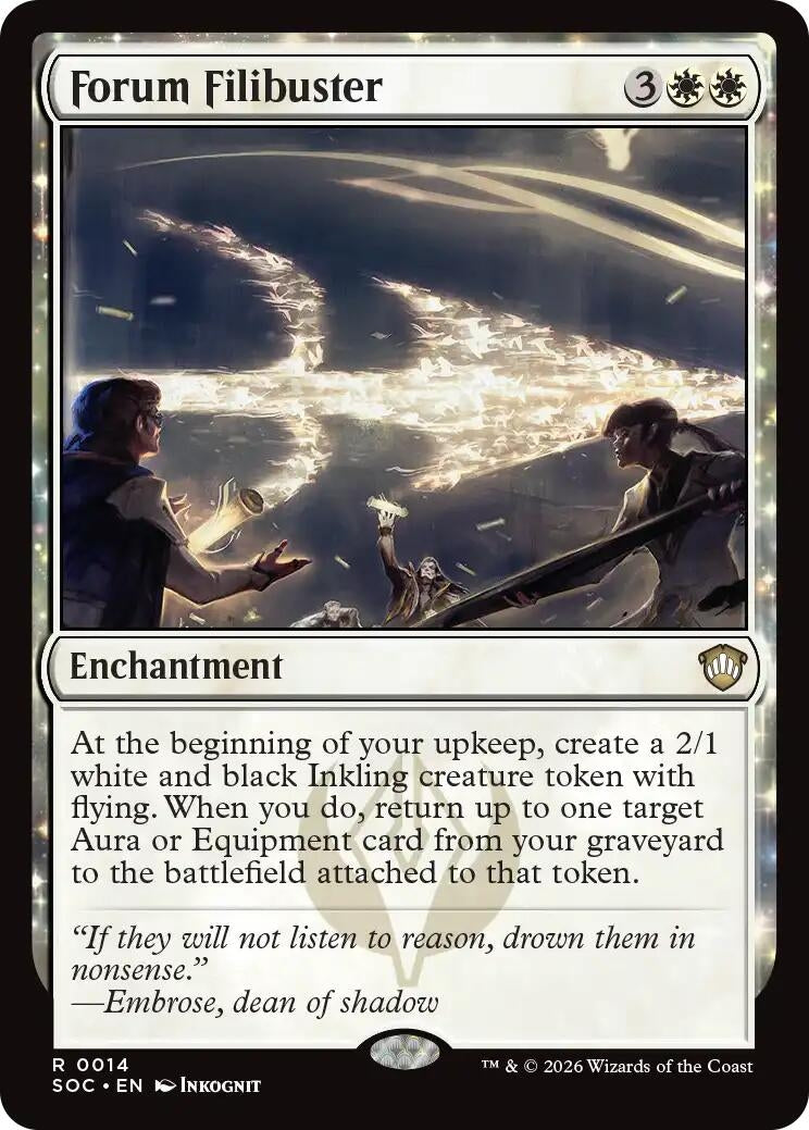 Image for Forum Filibuster (14) (Secrets of Strixhaven) - Magic: The Gathering