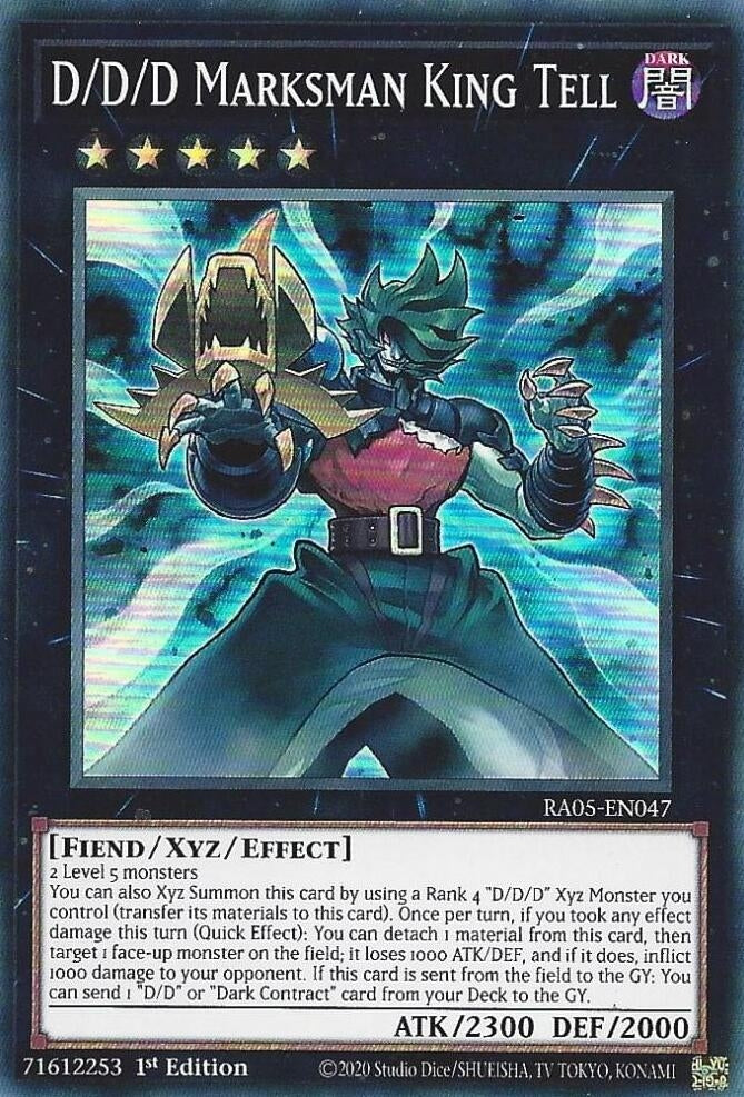 Image for D/D/D Marksman King Tell (RA05-EN047) (Rarity Collection 5) - YuGiOh