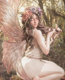 Fairy Blossom Resin Statue - view 1