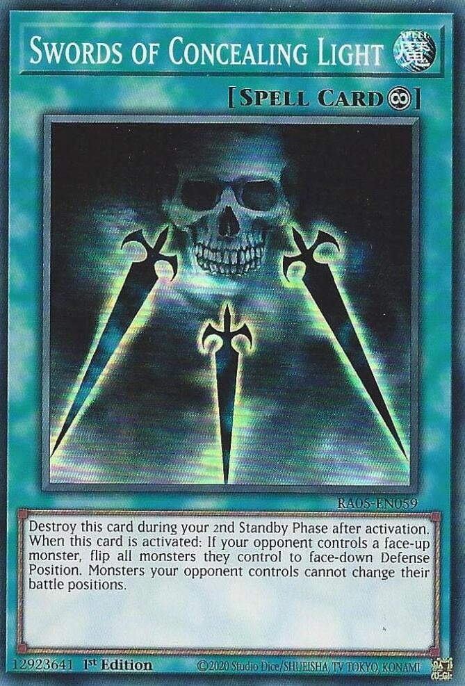 Image for Swords of Concealing Light (RA05-EN059) (Rarity Collection 5) - YuGiOh