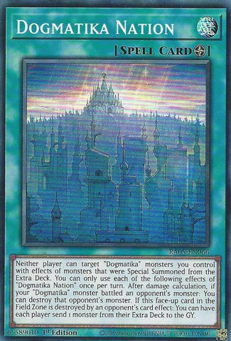 Image for Dogmatika Nation (RA05-EN066) (Rarity Collection 5) - YuGiOh