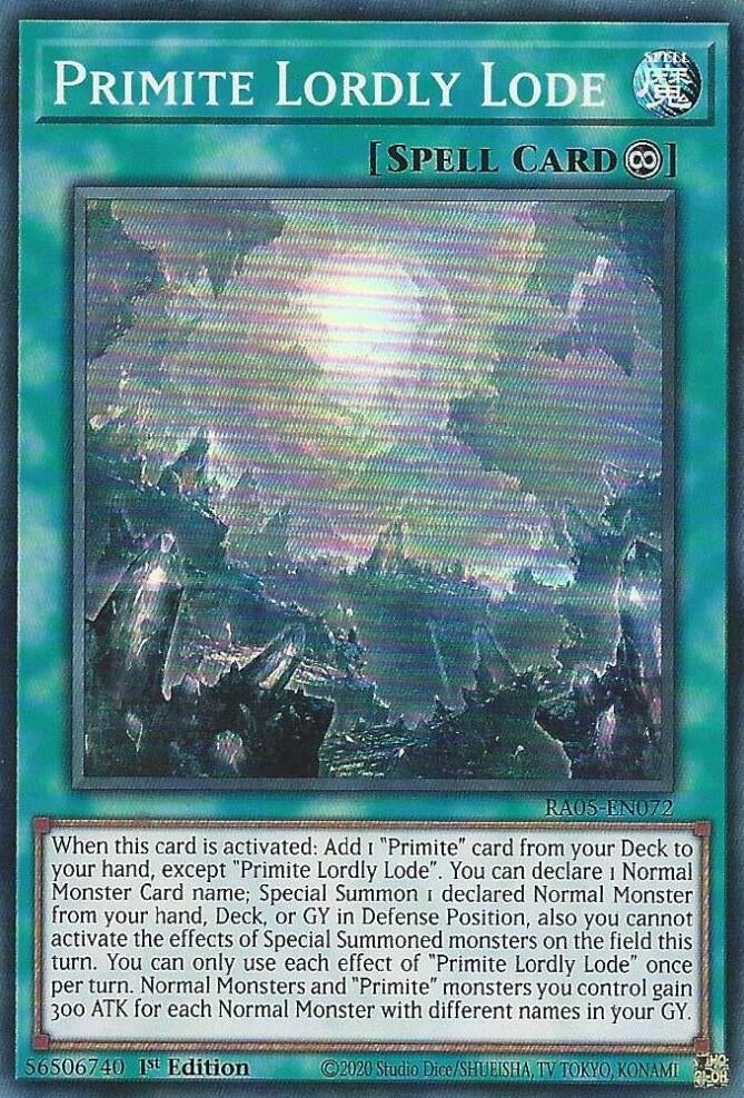Image for Primite Lordly Lode (RA05-EN072) (Rarity Collection 5) - YuGiOh