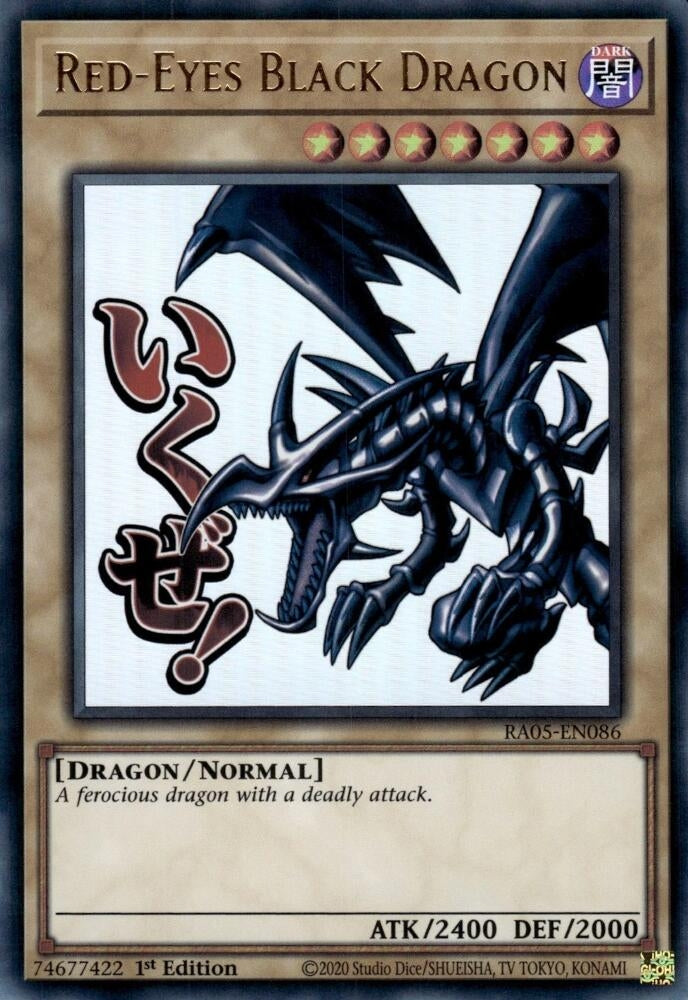 Image for Red-Eyes Black Dragon (RA05-EN086) (Rarity Collection 5) - YuGiOh
