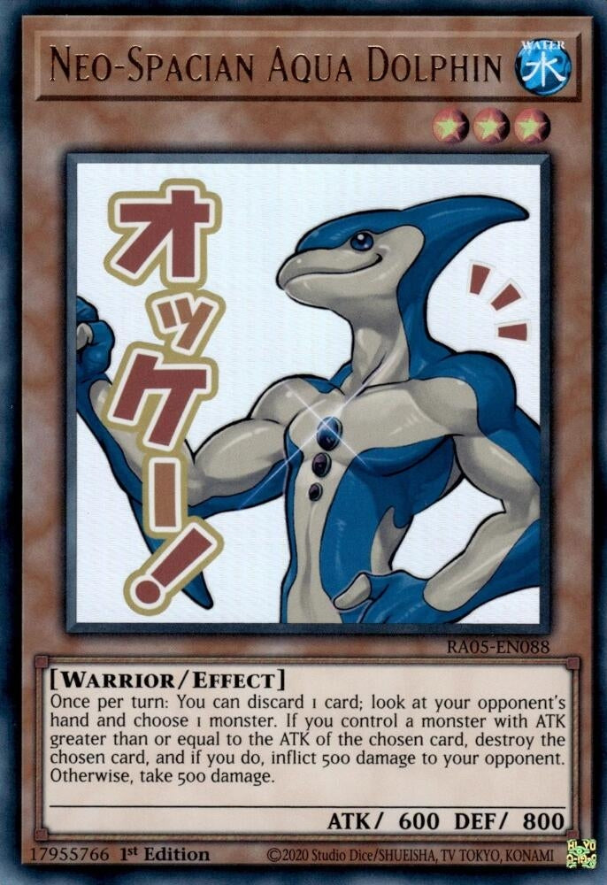 Image for Neo-Spacian Aqua Dolphin (RA05-EN088) (Rarity Collection 5) - YuGiOh