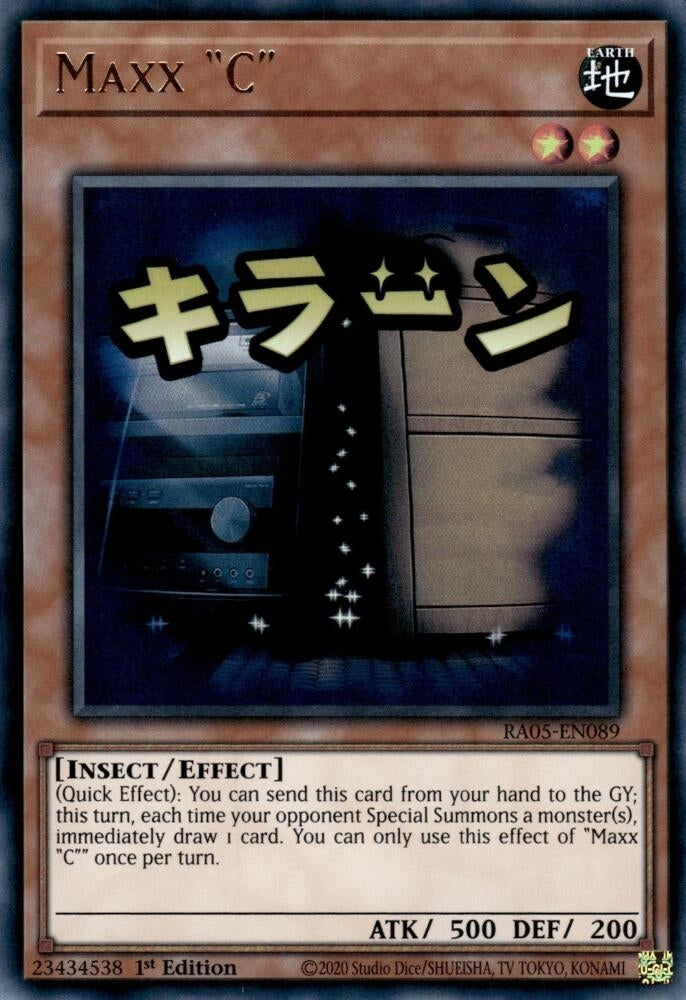 Image for Maxx "C" (RA05-EN089) (Rarity Collection 5) - YuGiOh