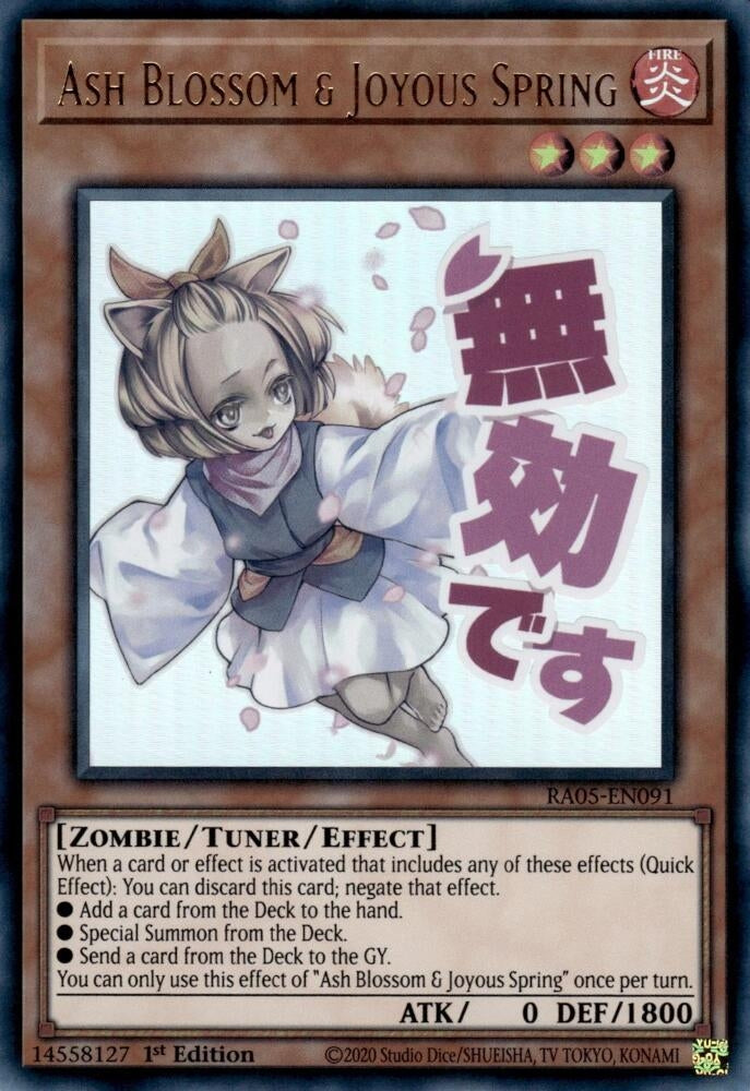 Image for Ash Blossom & Joyous Spring (RA05-EN091) (Rarity Collection 5) - YuGiOh