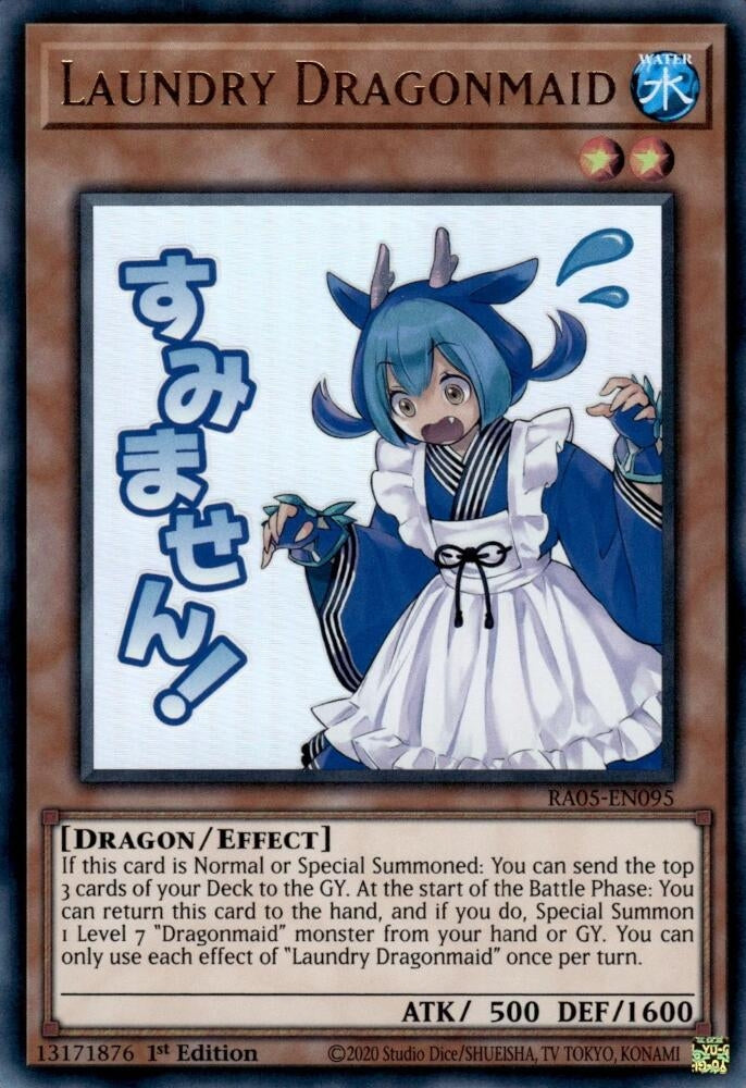 Image for Laundry Dragonmaid (RA05-EN095) (Rarity Collection 5) - YuGiOh
