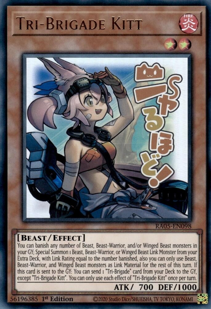 Image for Tri-Brigade Kitt (RA05-EN098) (Rarity Collection 5) - YuGiOh